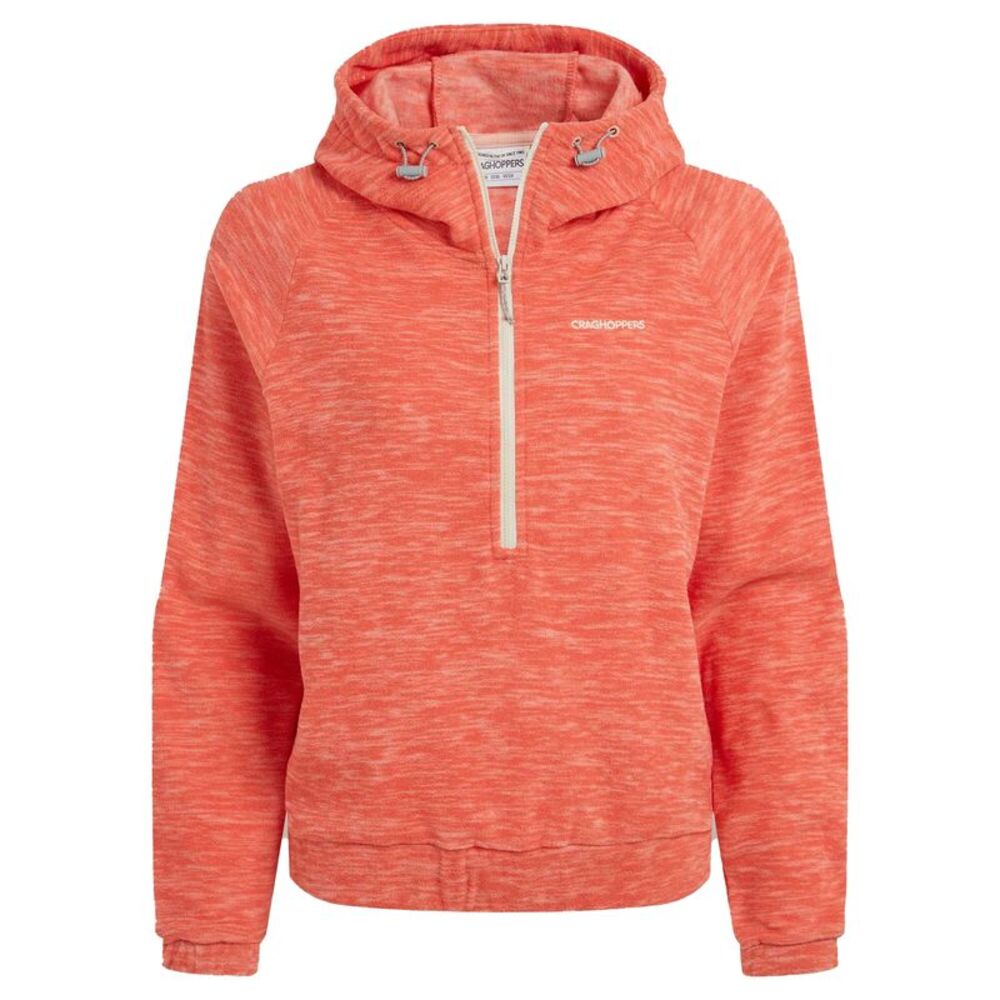 Craghoppers Womens/Ladies Esk Half Zip Fleece Top / Deep Coral